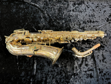 One-of-a-Kind Buescher 'Daisy' Gold Plated Alto Sax w/ Extensive Engraving - Serial # 230970